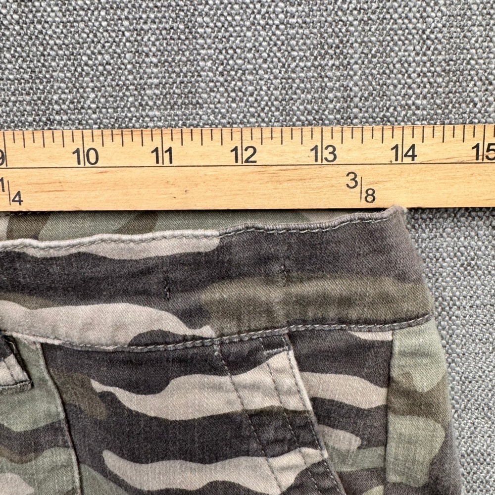 J.Crew Womens Camo Cargo Pants Slim Stretch Green Camouflage J7311 Size 28 - Picture 6 of 16